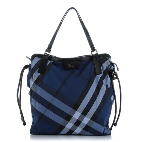 burberry blue tote blue purse|Burberry packable tote bag.